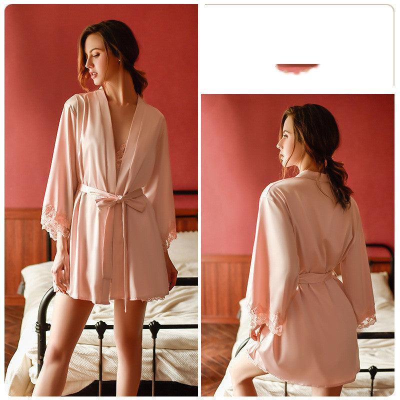 Long Nightgown Bridal Dressing Gown - HEPSIBAH SHOP