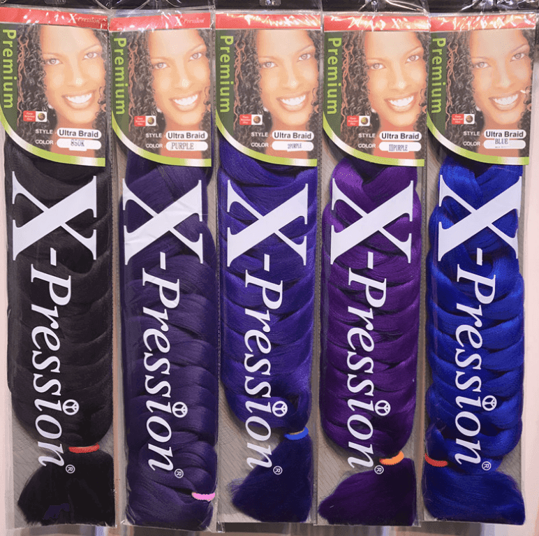 X-pression color fiber braids - HEPSIBAH SHOP