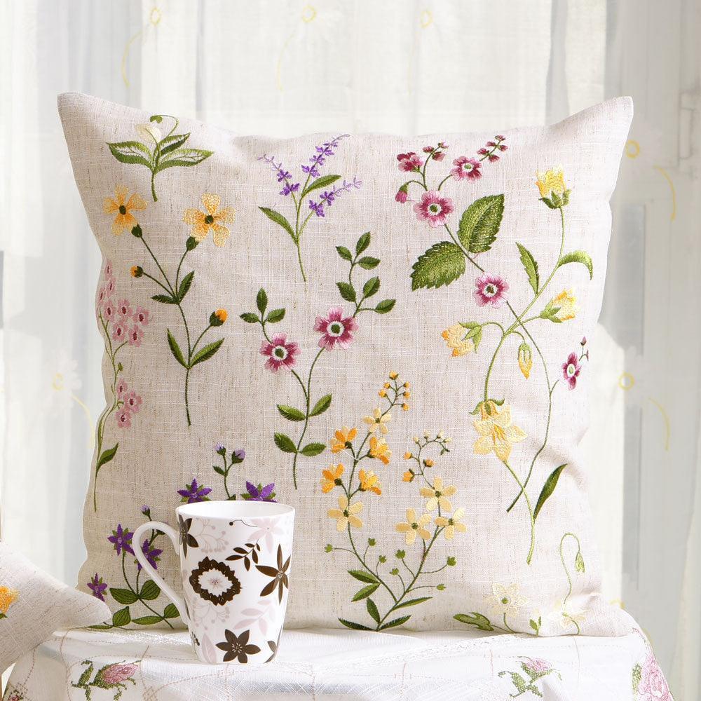 Pastoral Style Square Pillow Cushions - HEPSIBAH SHOP