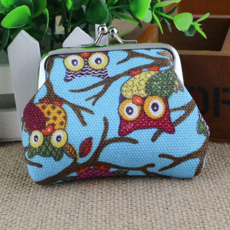 Korean lovely small zero purse lady canvas - HEPSIBAH SHOP