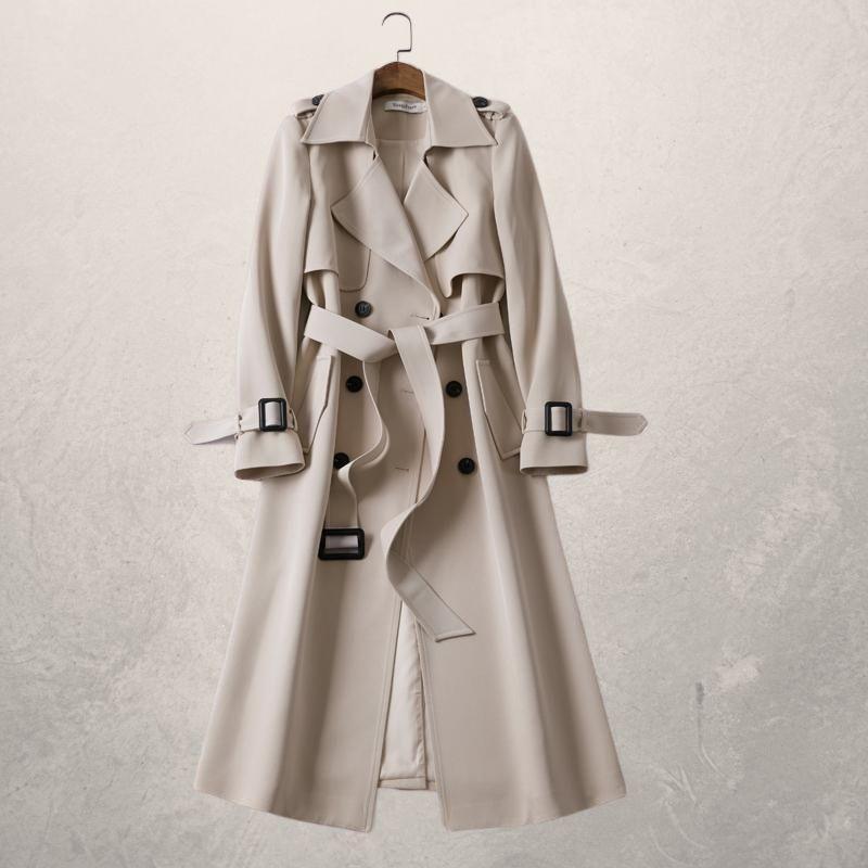 Women's Mid-length Trench Coat - HEPSIBAH SHOP