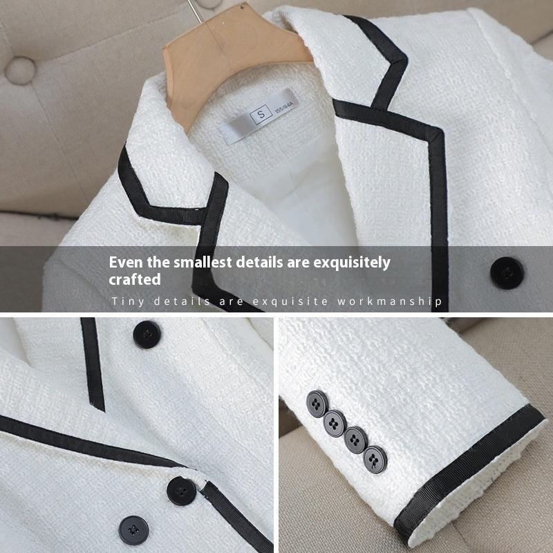 High-end Tweed Thick Long Sleeves Suit - HEPSIBAH SHOP