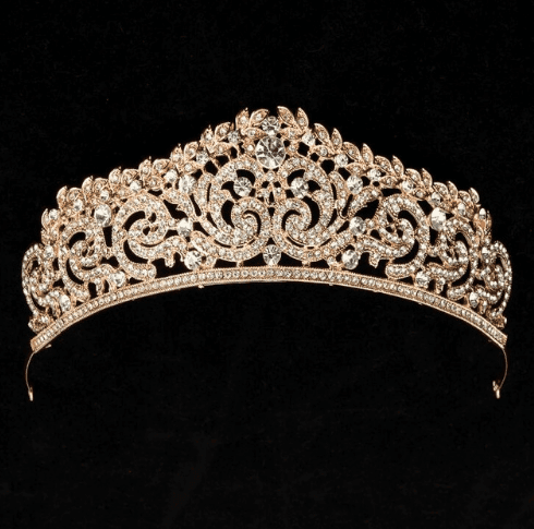 Baroque Luxury Crystal Bridal Crown Tiara - HEPSIBAH SHOP