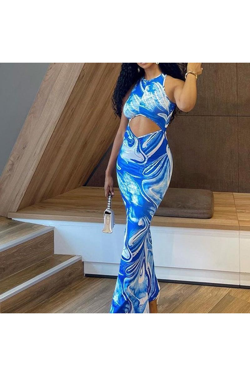 Summer Sleeveless Backless Party Party Dresses Women's Sexy Package Hip Dresses - HEPSIBAH SHOP