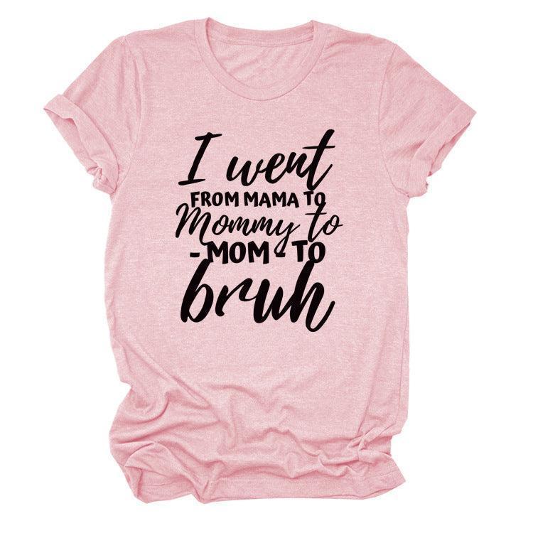 Women's Printed Letter Short Sleeves - HEPSIBAH SHOP