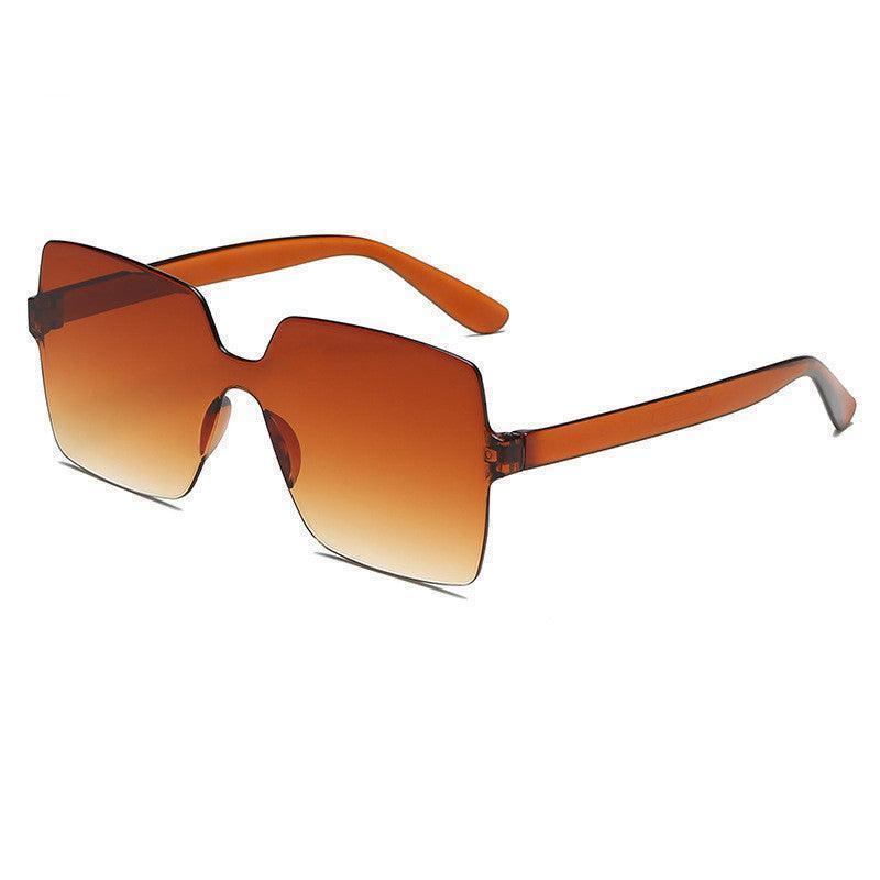 Frameless Siamese Transparent Sunglasses - HEPSIBAH SHOP