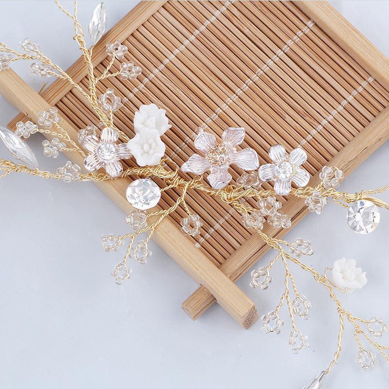 YJ612 bride hair headdress - HEPSIBAH SHOP