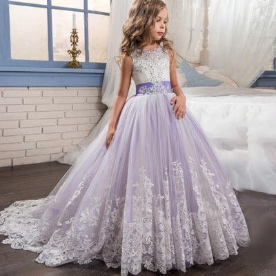 Children's lace wedding dress - HEPSIBAH SHOP