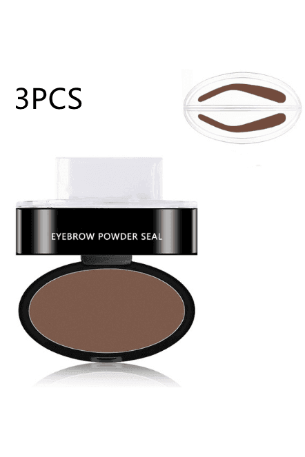 Eyebrow Powder Stamp Tint Stencil Kit Cosmetics - HEPSIBAH SHOP