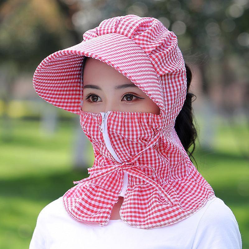 Neck guard big brim hat - HEPSIBAH SHOP