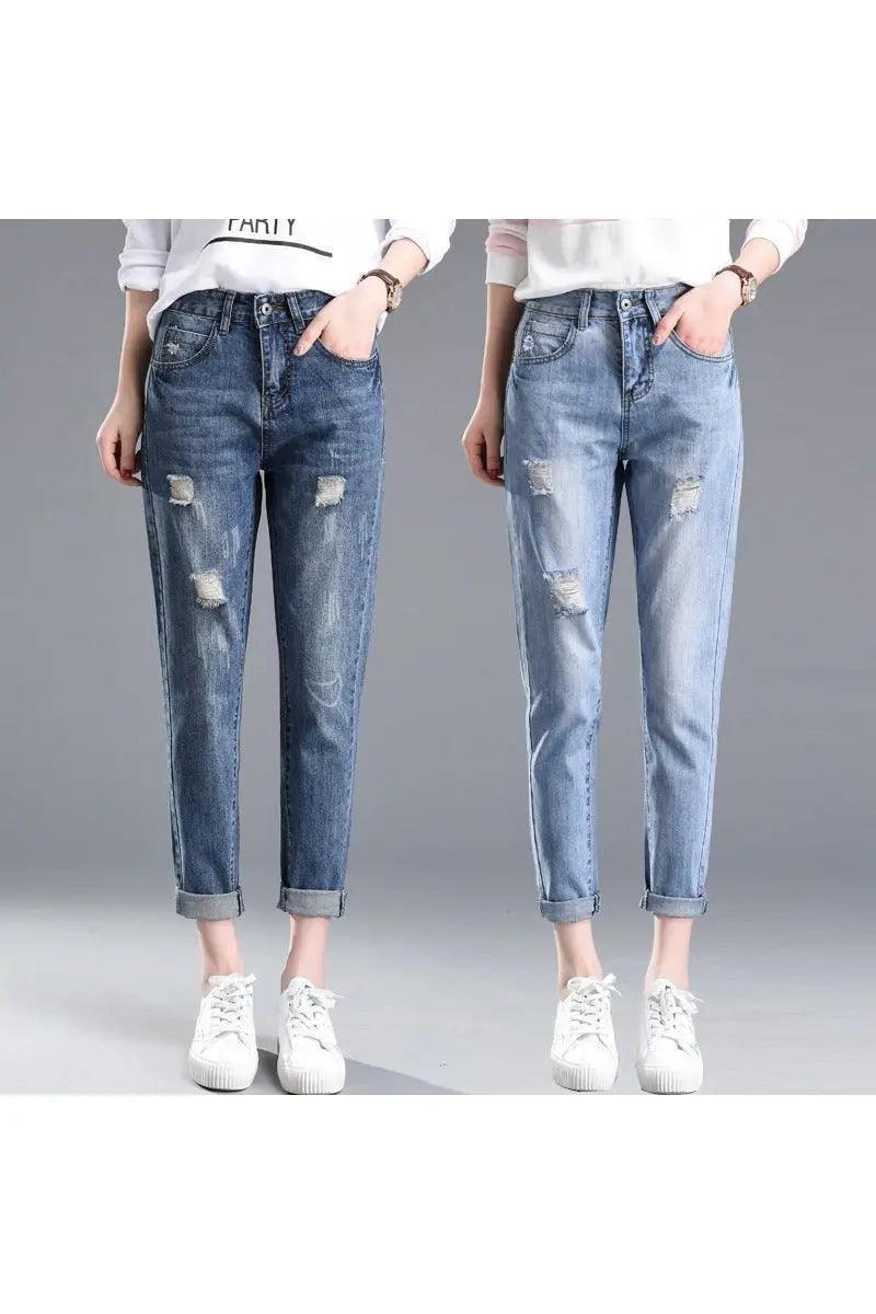 Ripped jeans for women - HEPSIBAH SHOP