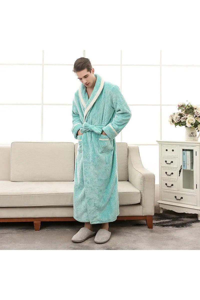 Pajamas Couple Gown Bathrobe Winter Robe - HEPSIBAH SHOP