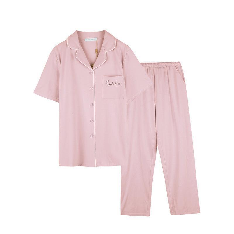 Pure Cotton Women's Suit Pajamas
