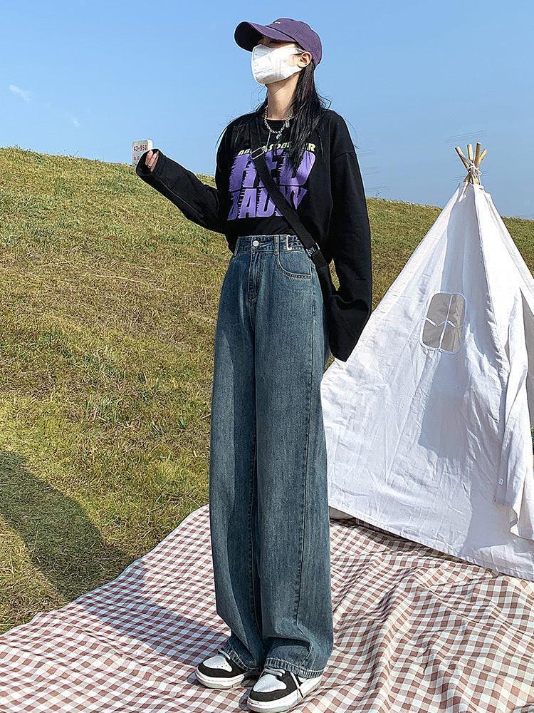 Women's Slim Retro High Waist Jeans - HEPSIBAH SHOP