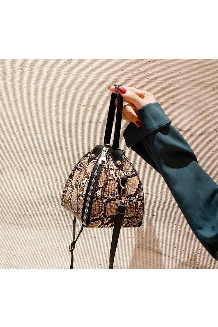 Leopard print triangle handbag - HEPSIBAH SHOP