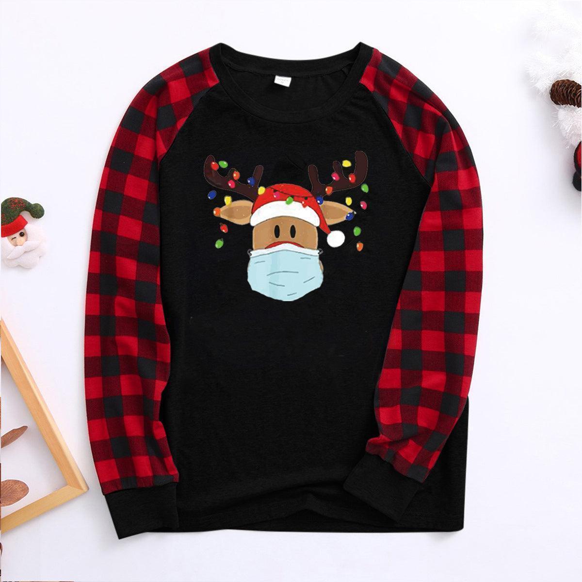 Printed Christmas Housewear Pajama Suit - HEPSIBAH SHOP