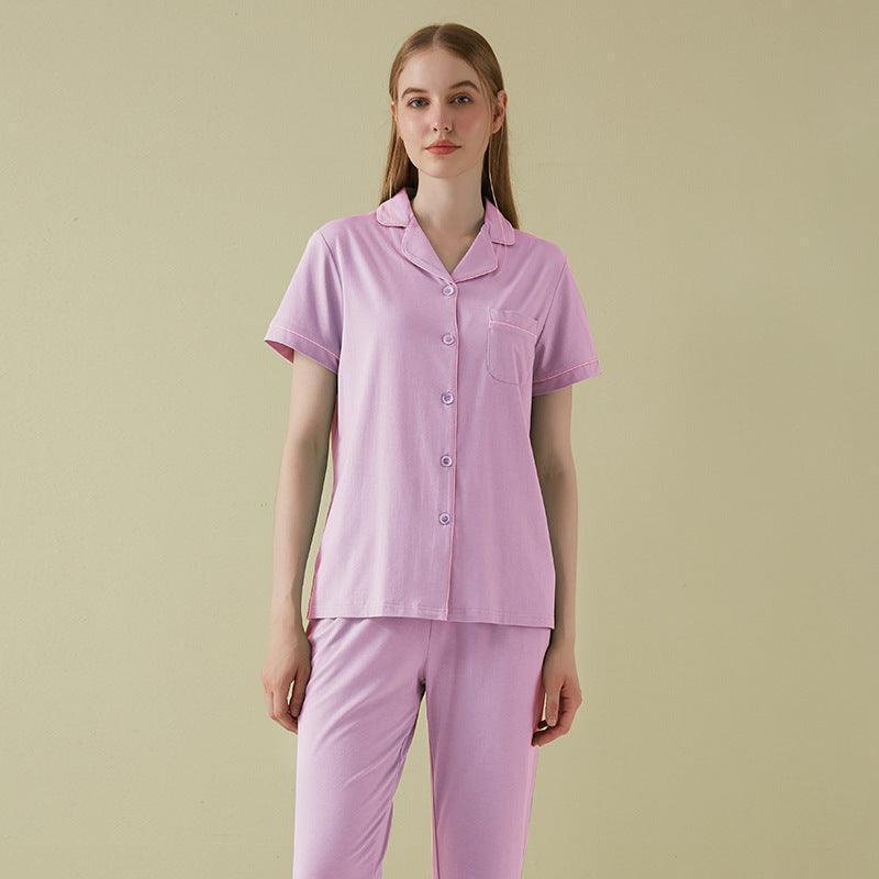 Pure Cotton Women's Suit Pajamas