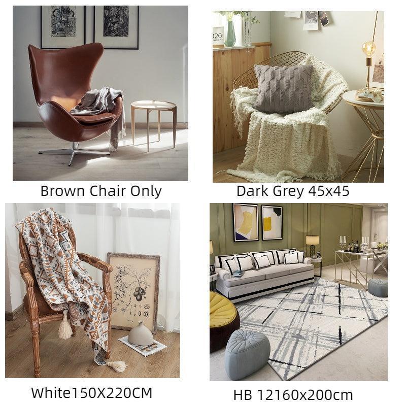Living Room Fashion Study Swivel Eggshell Chair