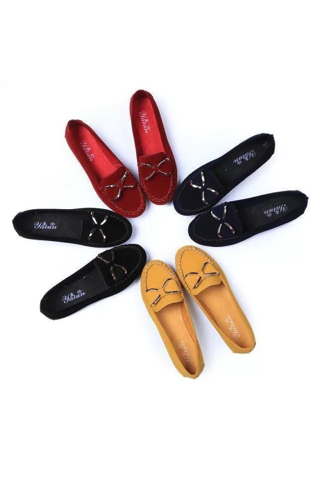 Fashion Bowknot Flat Loafers Cozy Shoes - HEPSIBAH SHOP