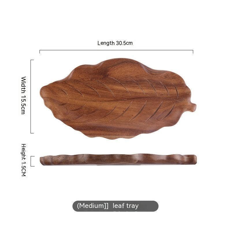 Pallet Wooden Chinese Tea Restaurant Baking Solid Wood Leaf Tray