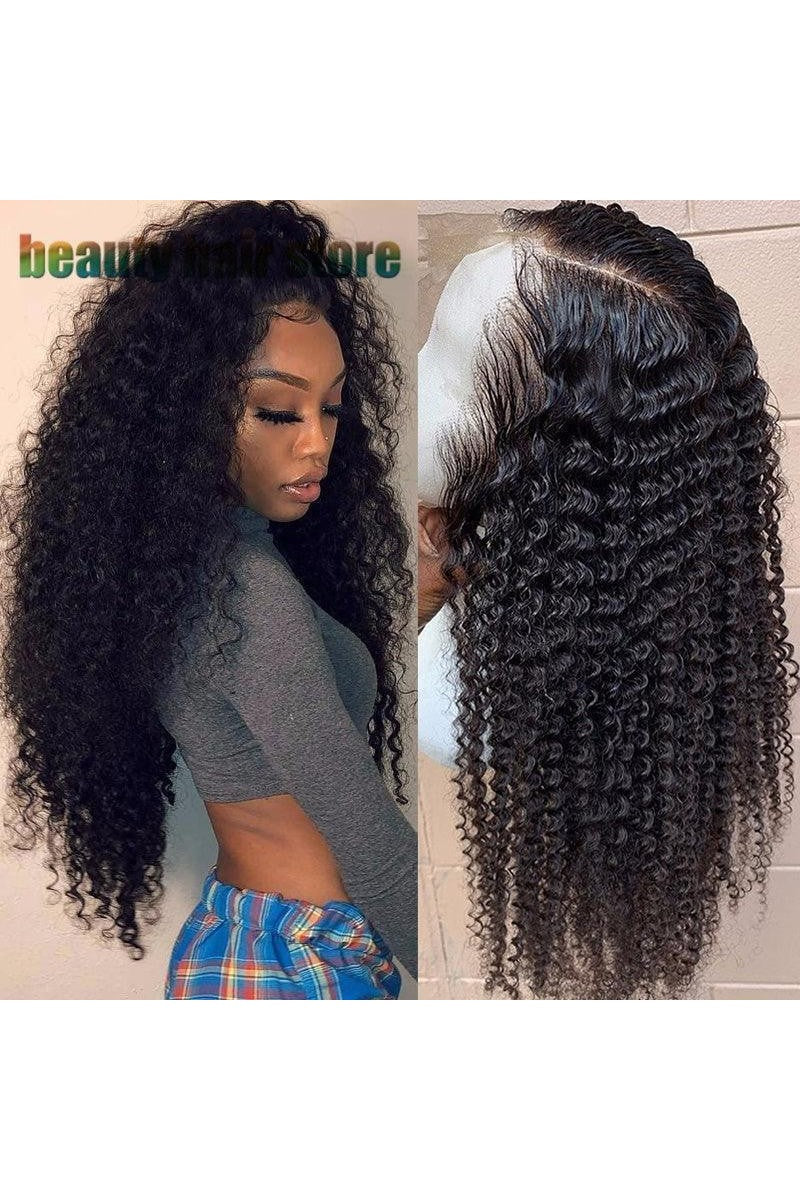 Brazilian Kinky Curly Lace Front Human Hair Wigs - HEPSIBAH SHOP