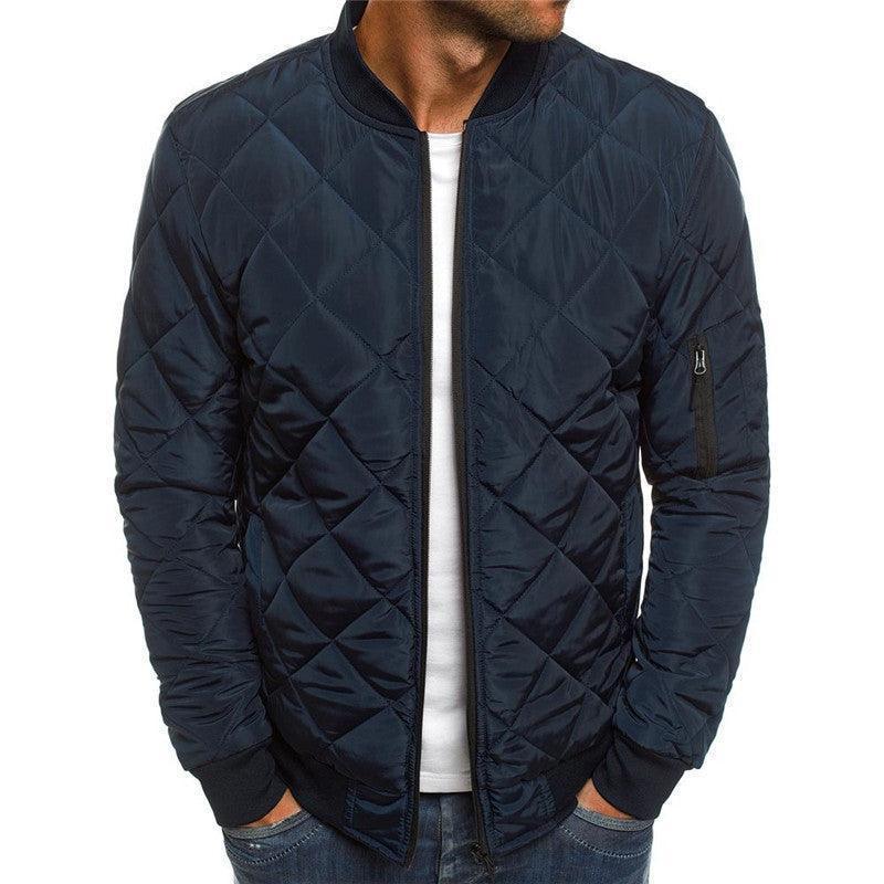 Solid Color Winter Stand Collar Jacket - HEPSIBAH SHOP