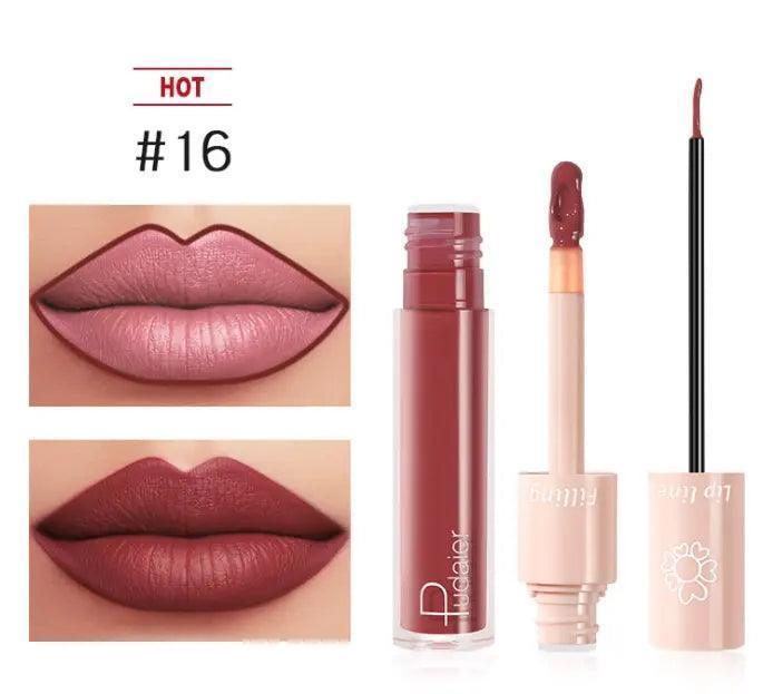 Pudaier Dual Lipstick Lip Gloss - HEPSIBAH SHOP
