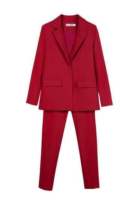 New Work Pant Suits Piece Set For Women - HEPSIBAH SHOP