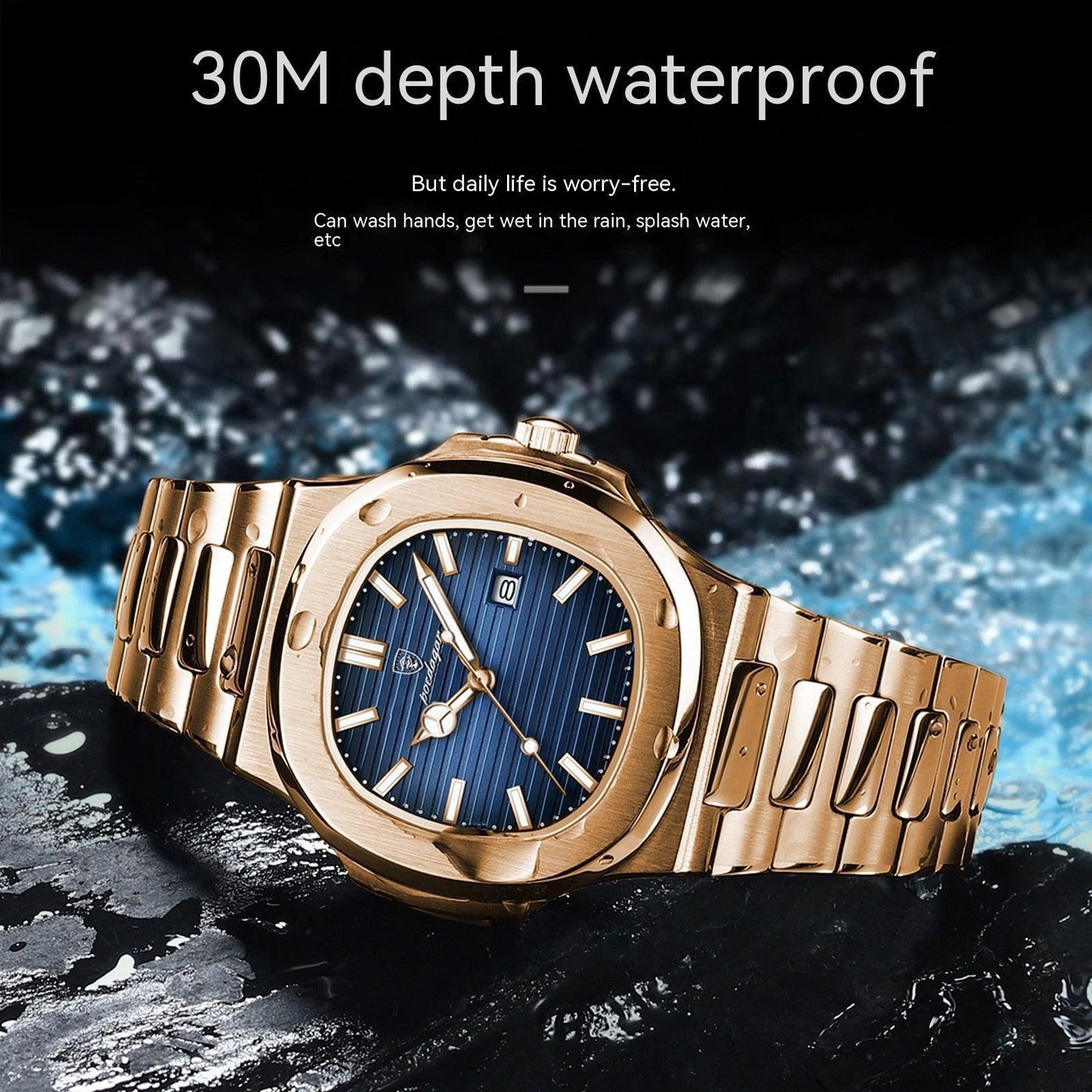 Ultra-thin Waterproof Luxury Quartz Watch - HEPSIBAH SHOP
