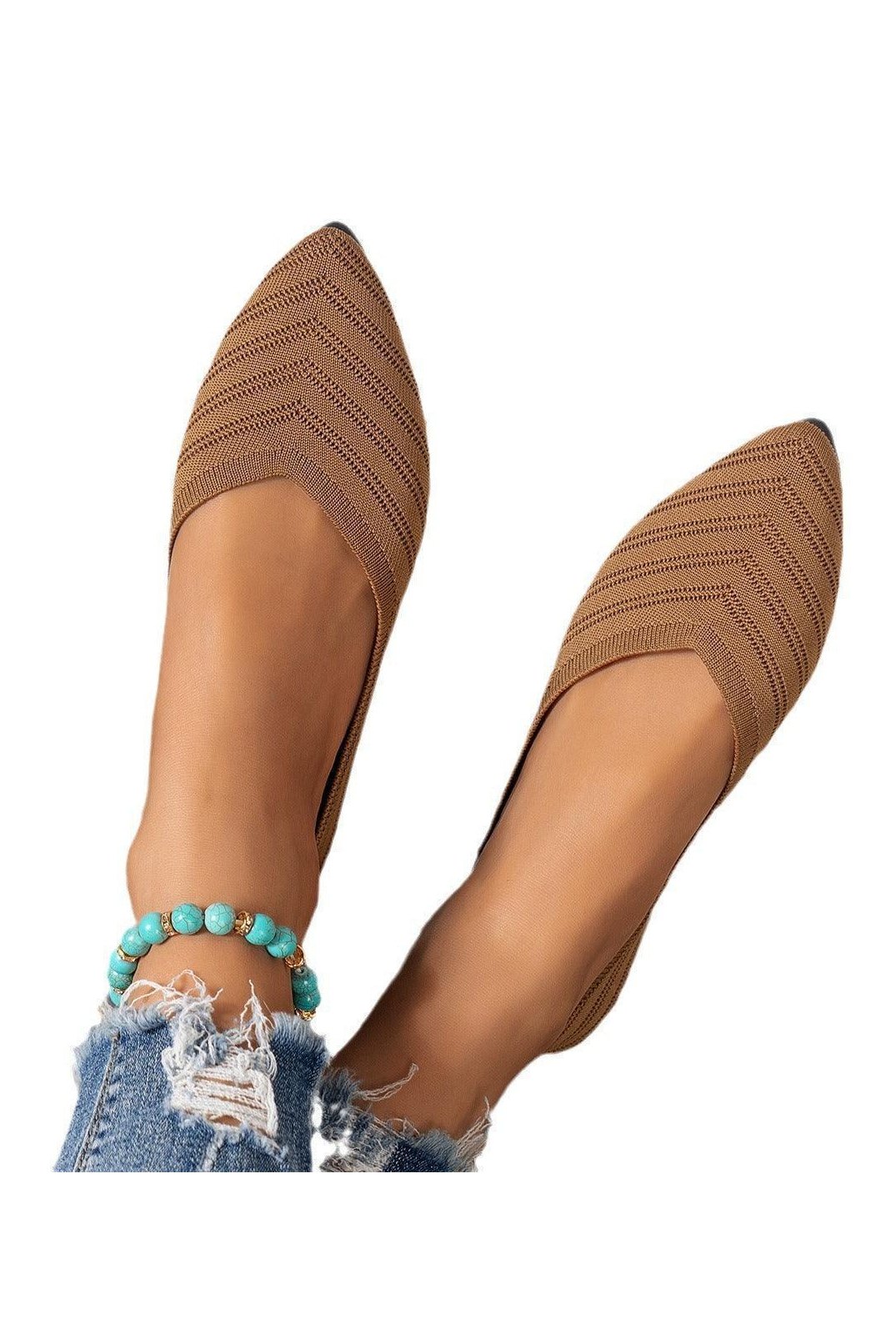 Pointed Toe Low-cut Shoes Women's Breathable Flat Bottom - HEPSIBAH SHOP
