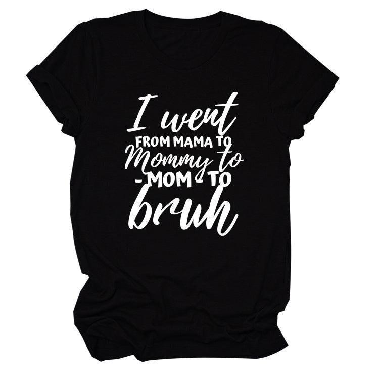 Women's Printed Letter Short Sleeves - HEPSIBAH SHOP