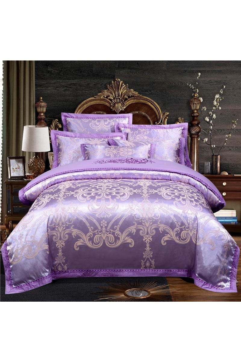Jacquard Cotton Embroidery Quilt Cover - HEPSIBAH SHOP