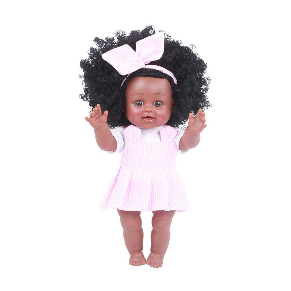 African American Doll Full Enamel Baby Toys - HEPSIBAH SHOP