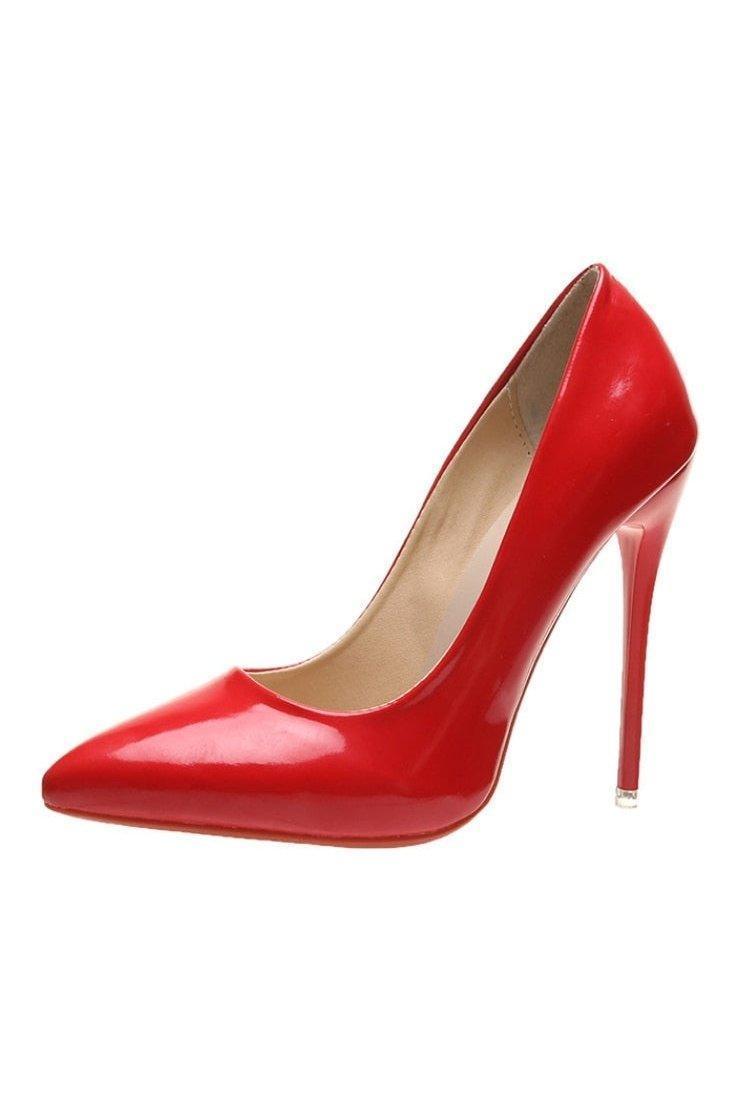 Stiletto Heel Pointed Toe Court Shoes - HEPSIBAH SHOP