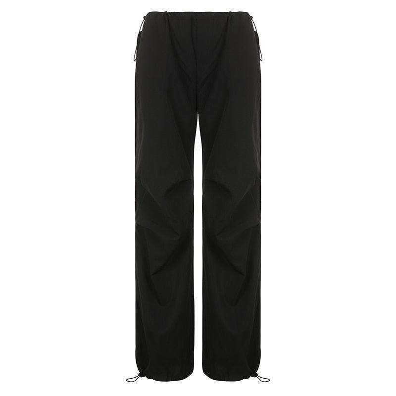 Streetwear Drawstring Cargo Pants - HEPSIBAH SHOP