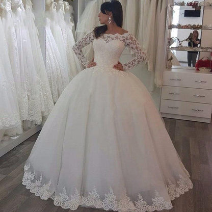 Elegant Ladies Wedding Gown Bridal Dress - HEPSIBAH SHOP