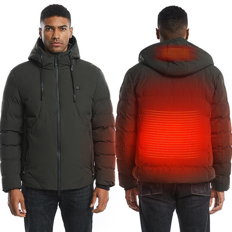 New Cotton Coat USB Smart Electric Heated Jackets - HEPSIBAH SHOP