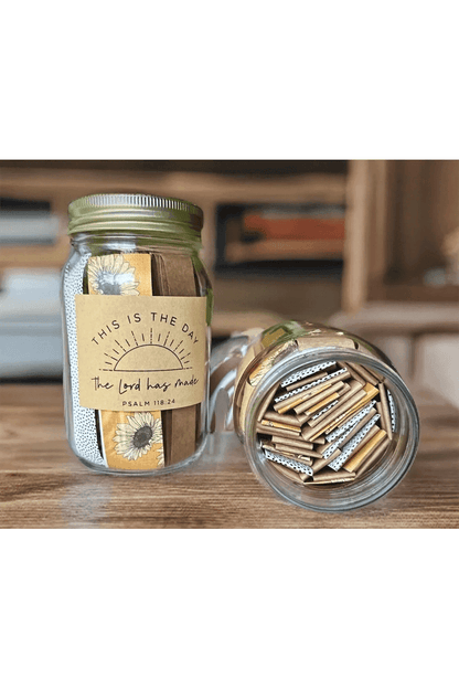 Handmade 67 Color-coded Bible Verse Jar - HEPSIBAH SHOP