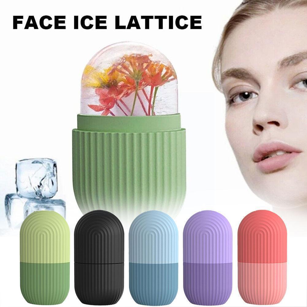 Silicone Ice Cube Tray Mold Face Tool - HEPSIBAH SHOP