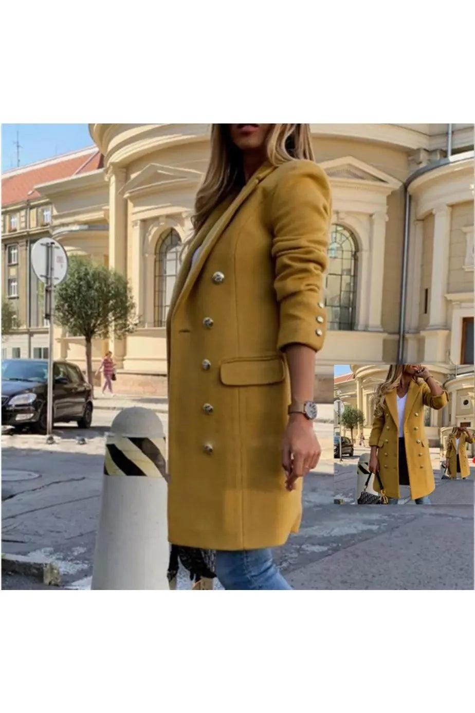 Women Long Coat - HEPSIBAH SHOP