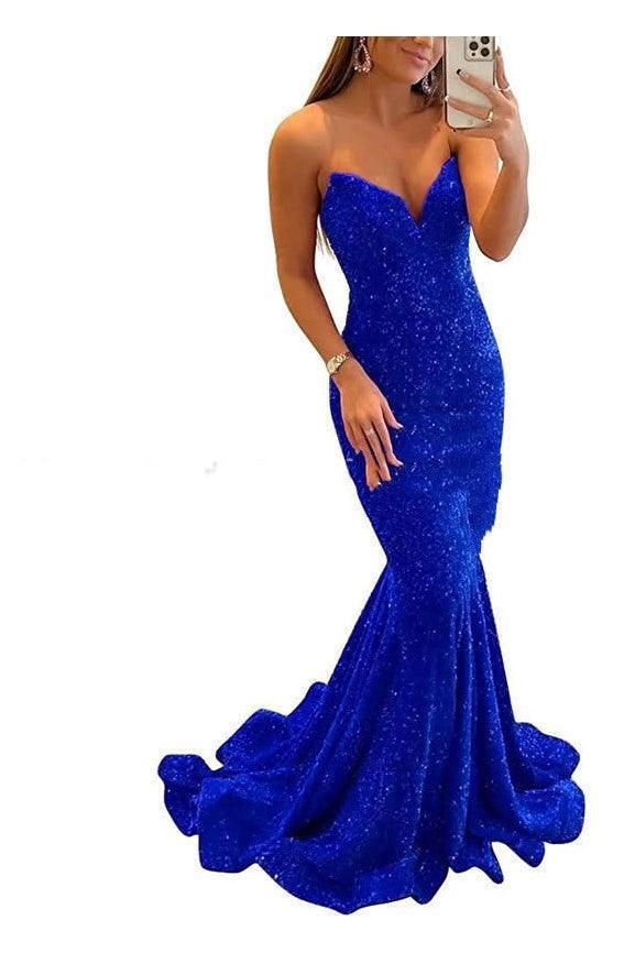 Sequin Evening Dresses For Women Formal Long Prom Party Gowns - HEPSIBAH SHOP