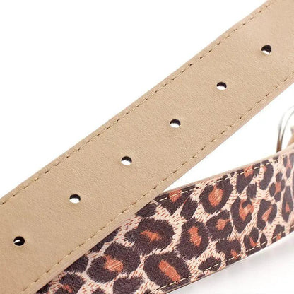 Ladies casual leopard print PU belt - HEPSIBAH SHOP