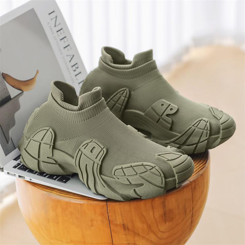 Fashion Lace Up Sock Shoes Men - HEPSIBAH SHOP