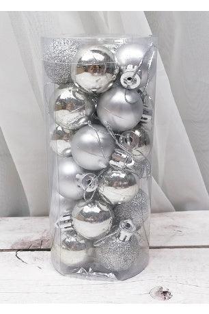 Christmas Decoration Shiny Matte Christmas Ball - HEPSIBAH SHOP