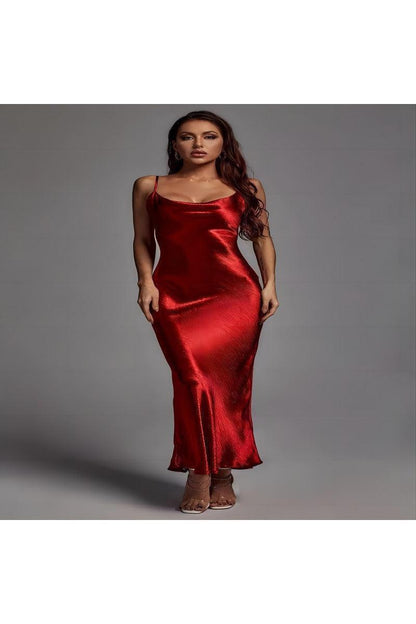 Beauty Clothing Sling Exposed Back Sexy Dress Slim Fit - HEPSIBAH SHOP