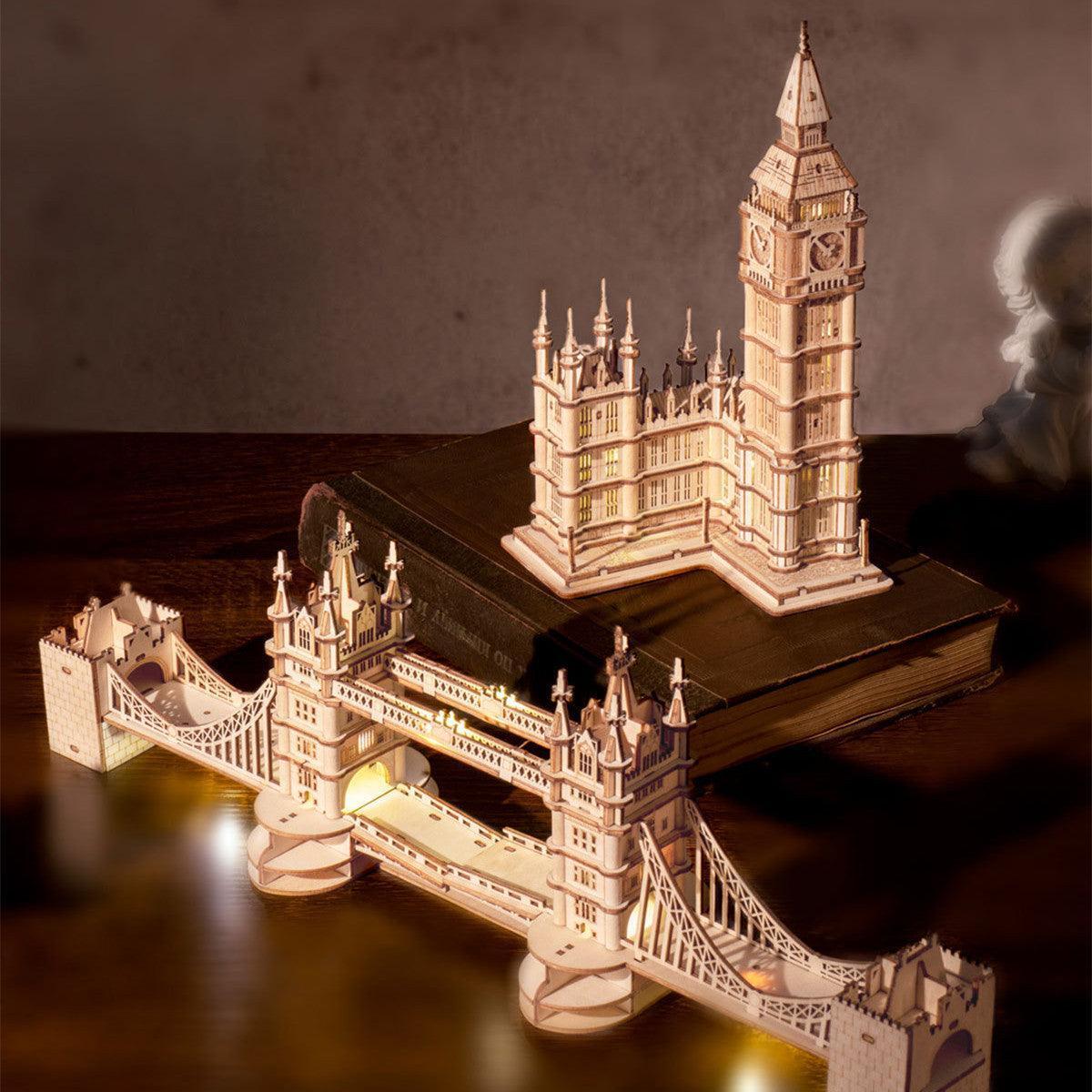 London Building Assembly Ornaments Diy - HEPSIBAH SHOP