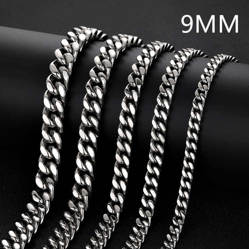 Stainless Steel Four Sides Cuban Chain - HEPSIBAH SHOP