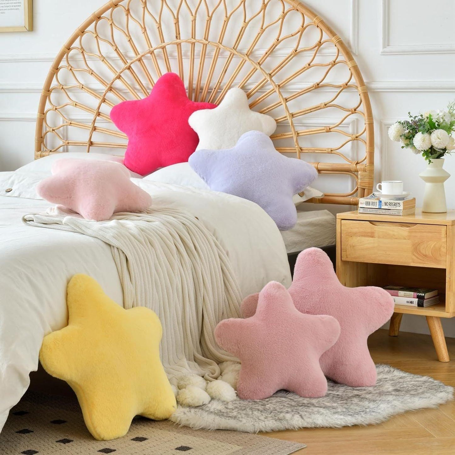 Star Pillow for Beds or Sofa - HEPSIBAH SHOP