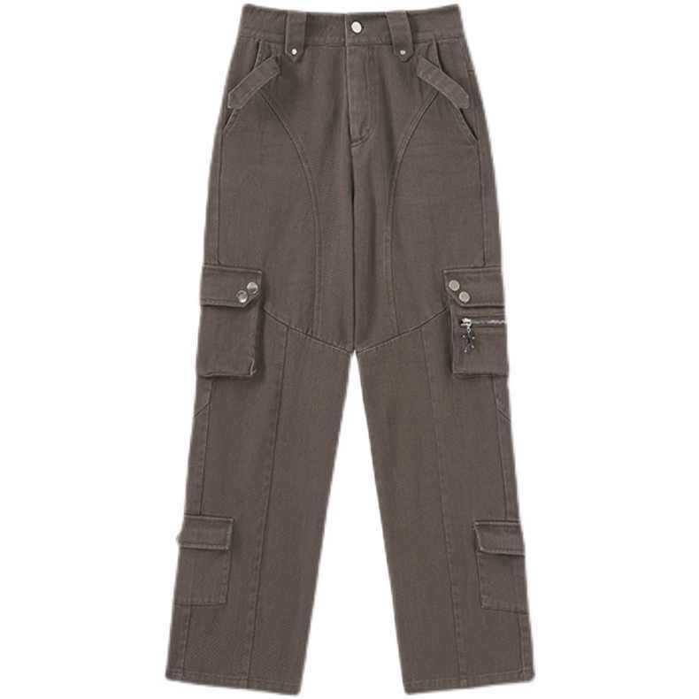 New American Retro Workwear Pocket Jeans - HEPSIBAH SHOP