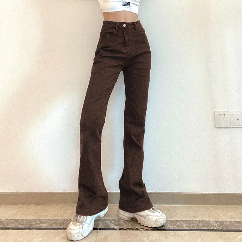 High-waisted Slim Slimming Hip Jeans - HEPSIBAH SHOP